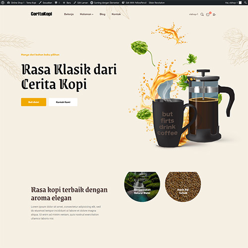 Contoh Website Toko Online