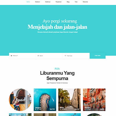 Buat Website Travel Agent